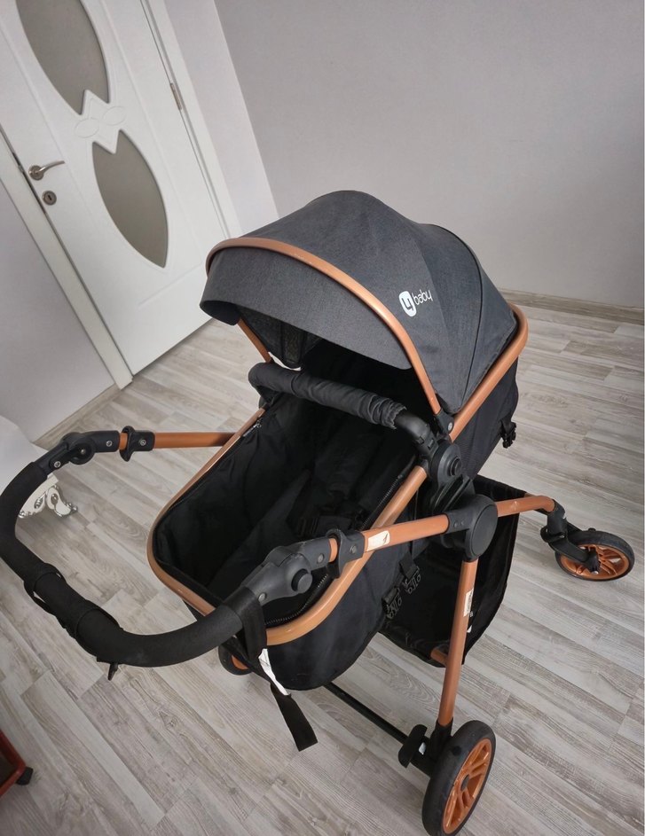 4 Baby Esse Model Gold Antrasit Travel Bebek Arabası - Görsel 3