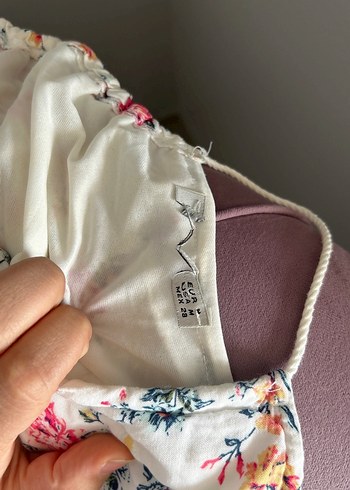 Çiçek Desenli Bohem mini elbise - Görsel 3