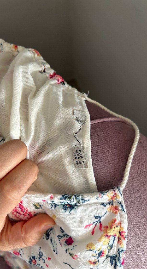 Çiçek Desenli Bohem mini elbise - Görsel 3