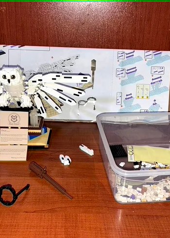 Harry Potter Baykuşu Hedwig Lego - Görsel 7
