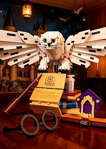 Harry Potter Baykuşu Hedwig Lego - Görsel 5