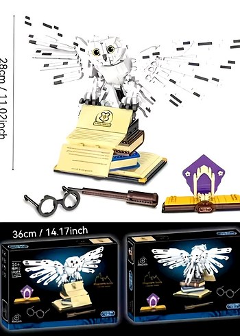 Harry Potter Baykuşu Hedwig Lego - Görsel 3