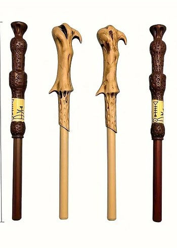4'lü Harry Potter asa Şeklinde Kalem Seti - Görsel 4