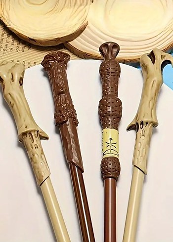 4'lü Harry Potter asa Şeklinde Kalem Seti - Görsel 5