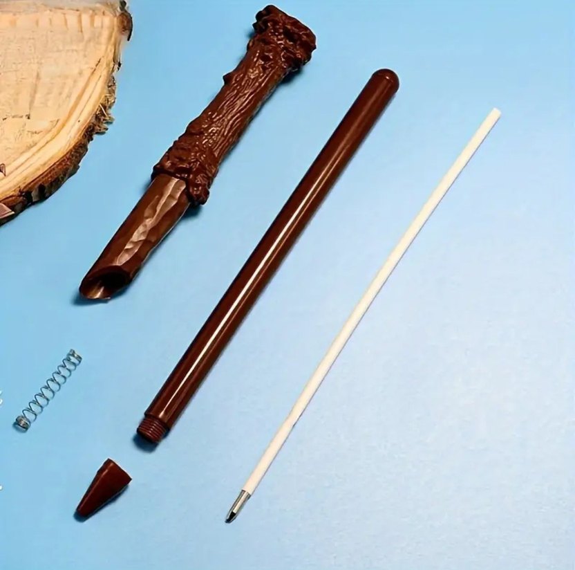 4'lü Harry Potter asa Şeklinde Kalem Seti - Görsel 3