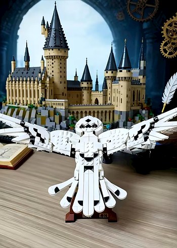 Harry Potter Baykuşu Hedwig Lego - Görsel 2