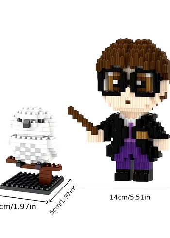 Harry Potter ve Baykuşu Hedwig 2'li Lego - Görsel 3