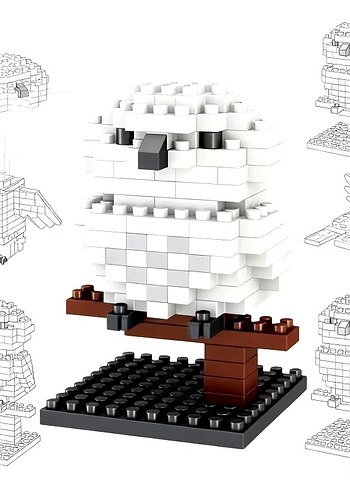 Harry Potter ve Baykuşu Hedwig 2'li Lego - Görsel 4