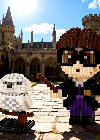 Harry Potter ve Baykuşu Hedwig 2'li Lego - Görsel 2