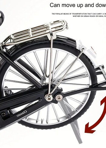 52 Parça Retro Bisiklet Seti Yeşil Renk - Görsel 5