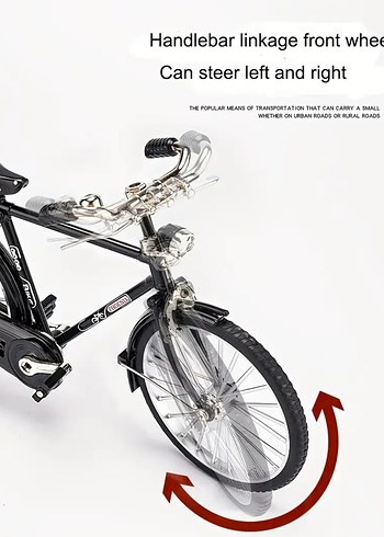 52 Parça Retro Bisiklet Seti Yeşil Renk - Görsel 7