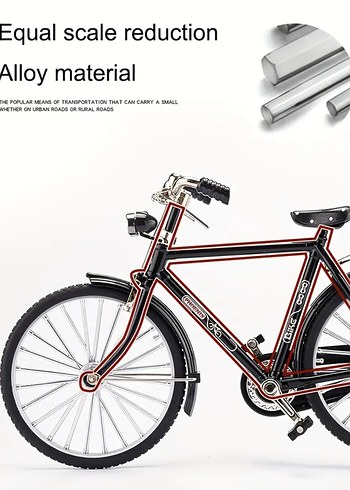 52 Parça Retro Bisiklet Seti Yeşil Renk - Görsel 8