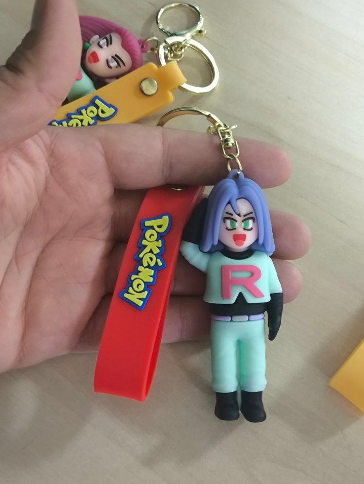 Roket Takımı Pokemon 3 adet Anahtarlık - Görsel 4
