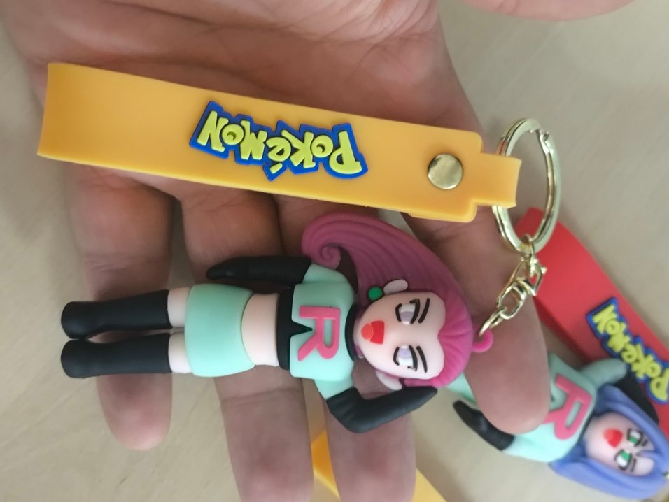 Roket Takımı Pokemon 3 adet Anahtarlık - Görsel 5