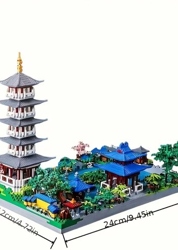 Çin Mimari LEGO Seti - 1387 Parça - Görsel 2