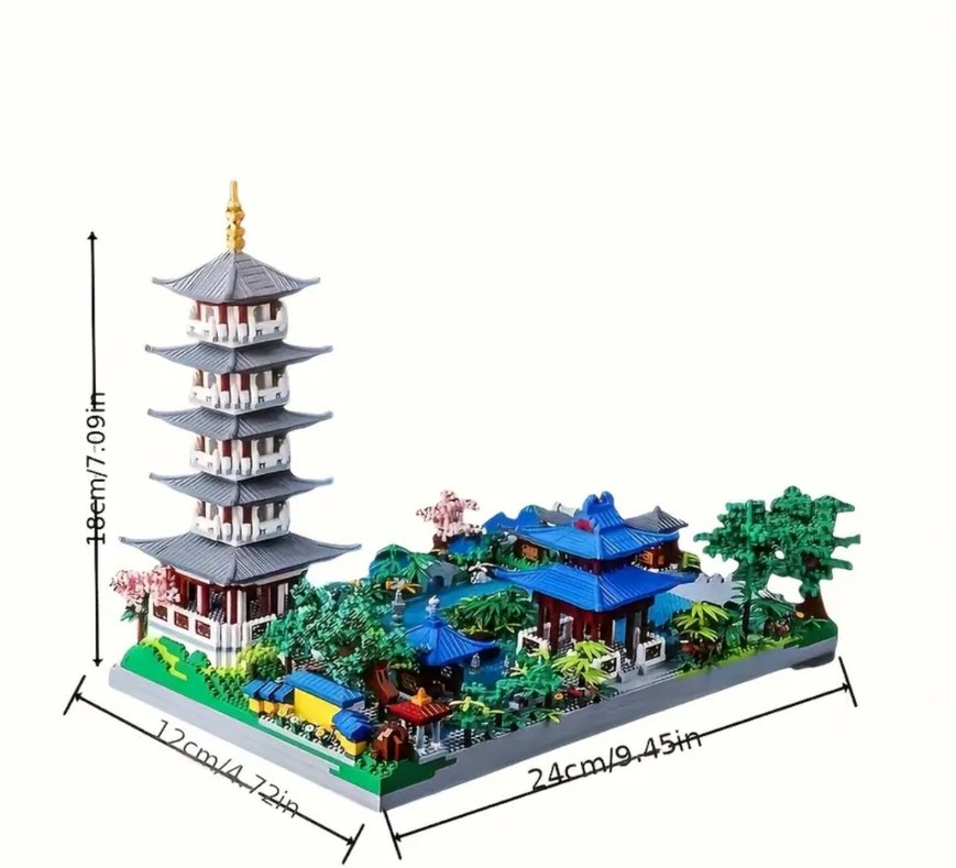 Çin Mimari LEGO Seti - 1387 Parça - Görsel 2