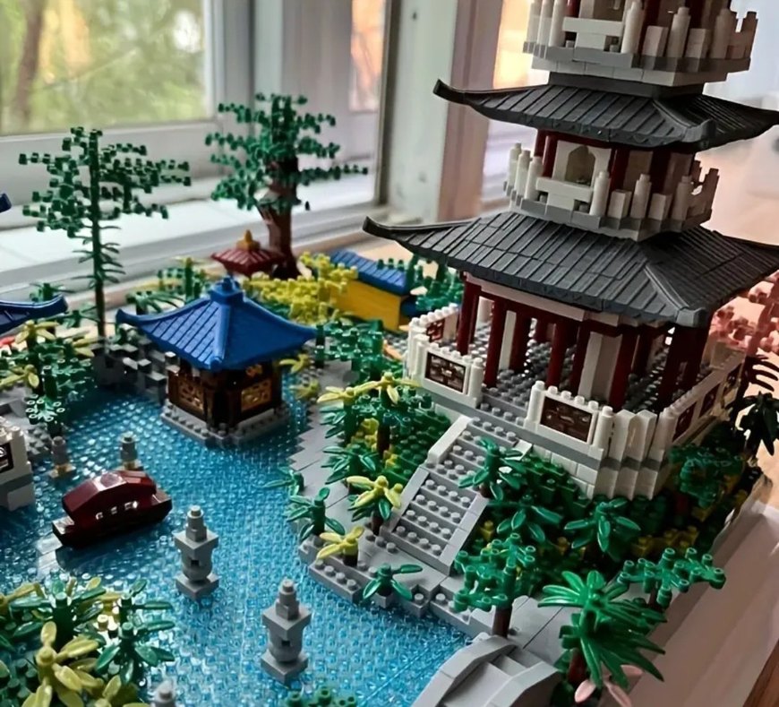 Çin Mimari LEGO Seti - 1387 Parça - Görsel 4