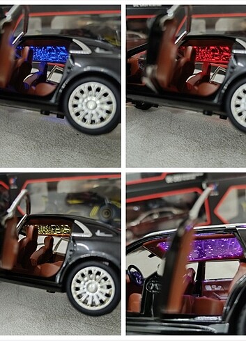 Mercedes E300 EL - 1:24 ölçek - Siyah