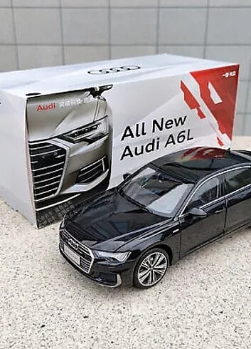 AUDİ A6L - 1:18 ÖLÇEK-PAUDİ - BEYAZ RENK