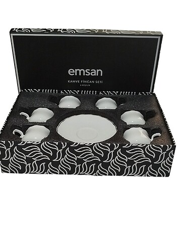 EMSAB BEYKOZ FİNCAN TAKIM 6 KİŞİLİK 