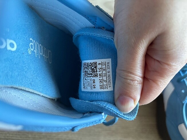 38,5 Beden mavi Renk Adidas spezial