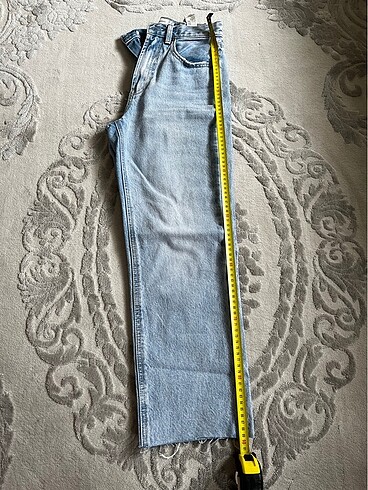 34 Beden mavi Renk Stradivarius Yüksek Bel Straight Jeans
