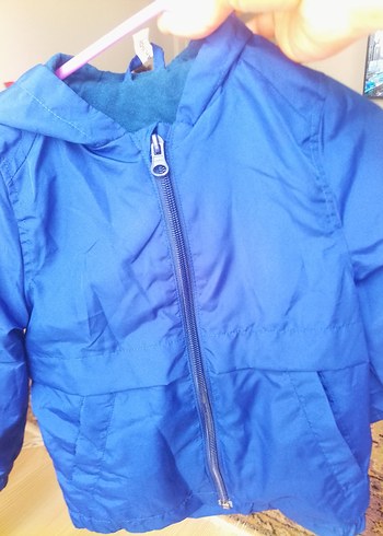 Mavi Kapüşonlu Erkek Çocuk Yağmurluk - Görsel 5