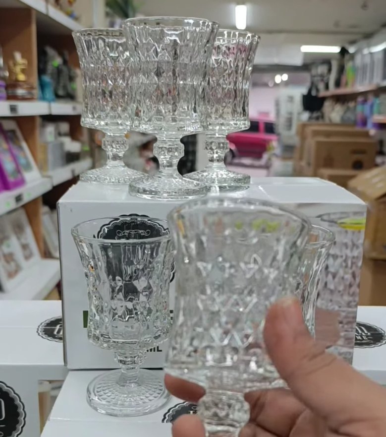 Kristal Desenli kahve Yanı  Seti - Görsel 2