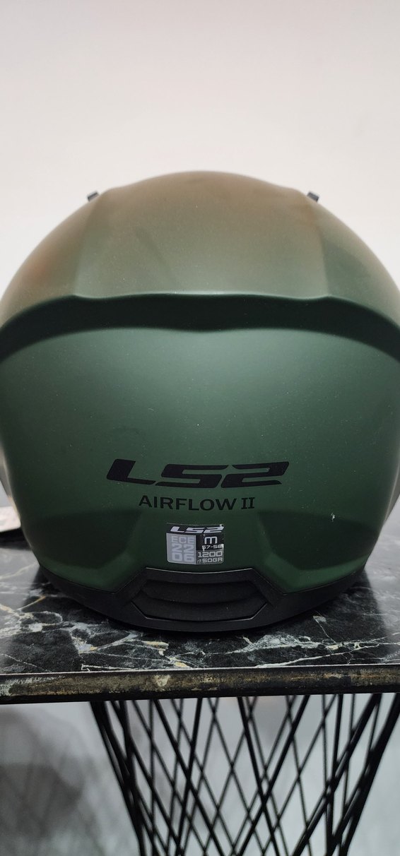 LS2 HPT Airflow Motosiklet Kaskı - Haki Mat - Görsel 2