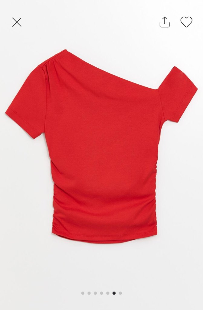 Lcw Kayık Yaka Kadın Tişört - Görsel 4