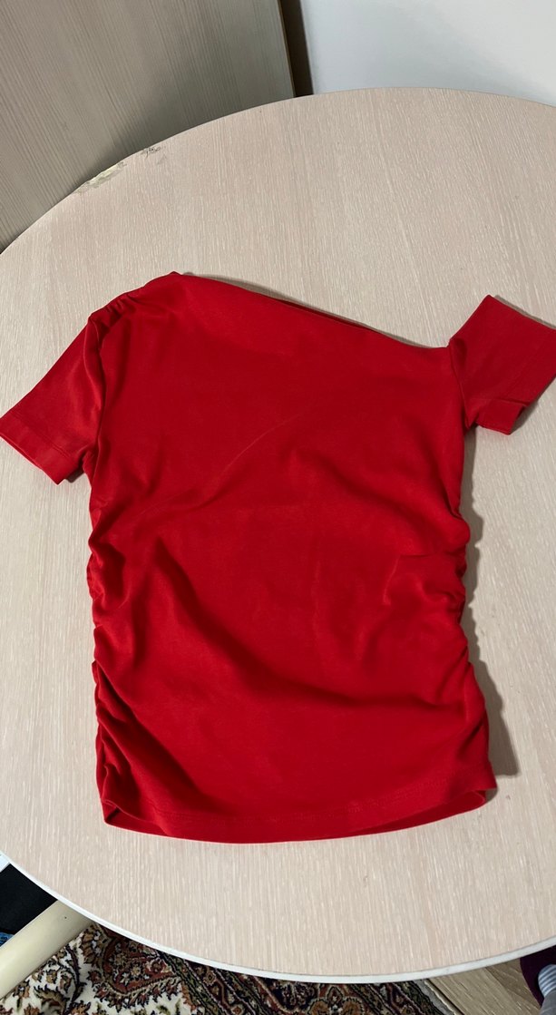 Lcw Kayık Yaka Kadın Tişört - Görsel 5