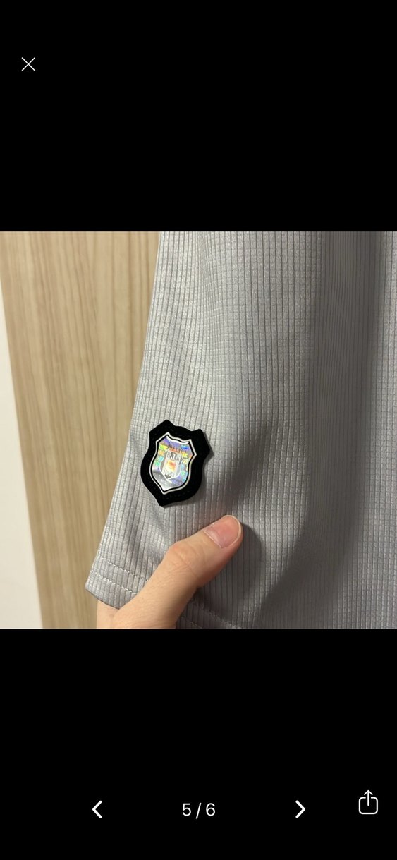 Beşiktaş Gri-Beyaz Kısa Kollu Forma - Görsel 4