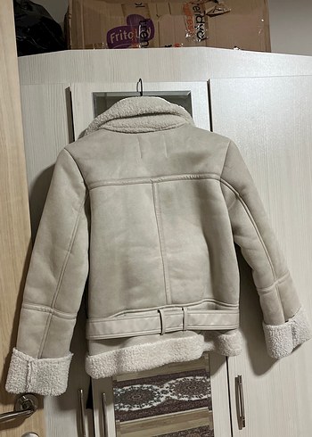 Stradivarius Kadın Süet Mont - Görsel 7