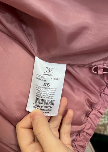Kinetix Pembe Yüksek Yakalı Kadın Şişme Mont - Görsel 4
