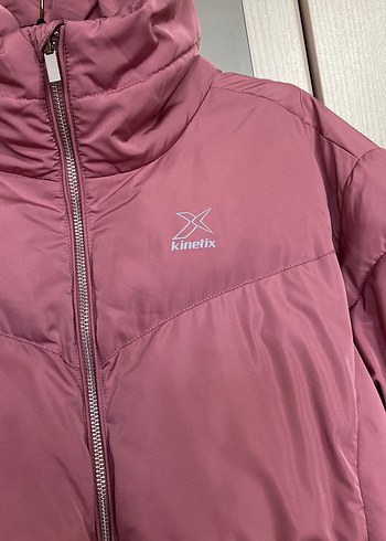Kinetix Pembe Yüksek Yakalı Kadın Şişme Mont - Görsel 2