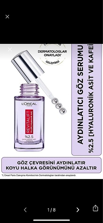 Loreal Paris göz serumu