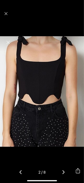 Trendyol & Milla Kadın Crop Balenli Büstiyer
