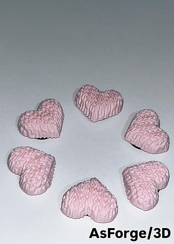 Beden Kalp Magnet 6lı