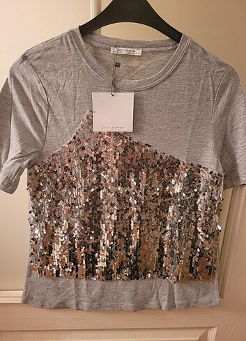 ZARA ORJINAL PULLU TSHIRT