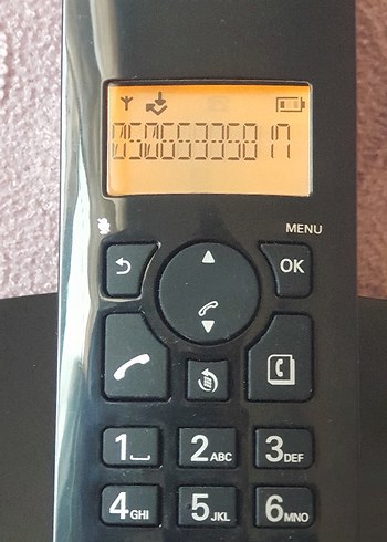 Türk Telekom Siyah Kablosuz Telefon - Görsel 2