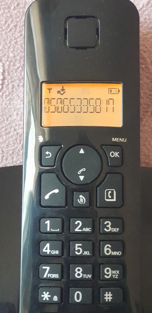 Türk Telekom Siyah Kablosuz Telefon - Görsel 2