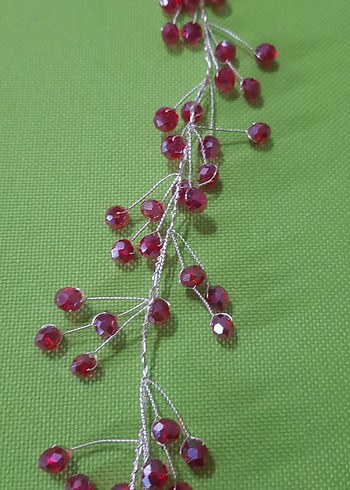 Renkli Boncuklu Kadın Saç Aksesuarları - Görsel 4