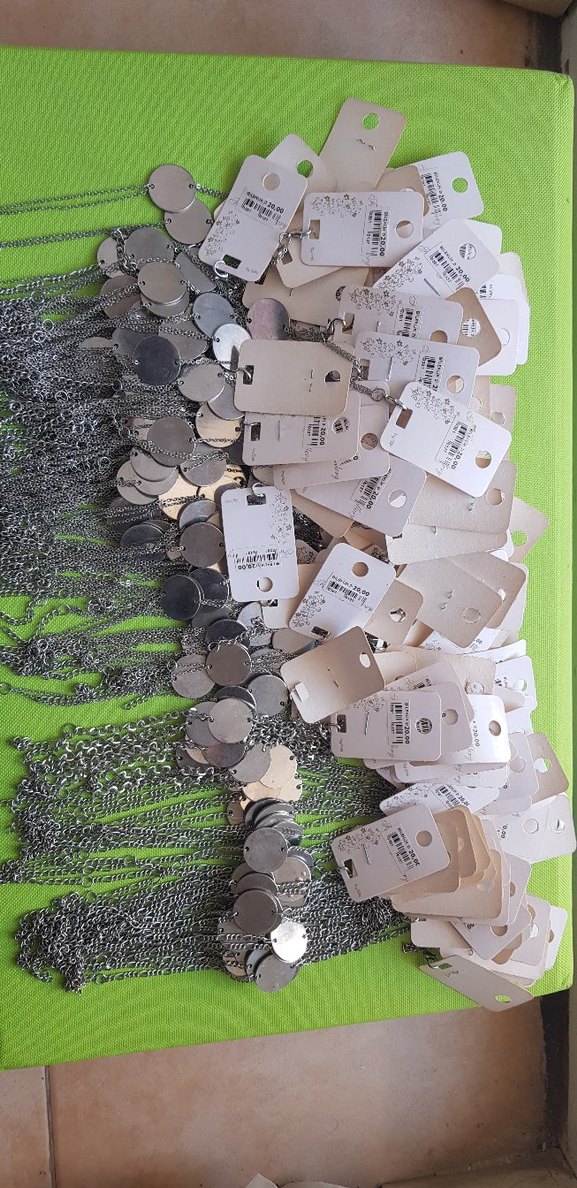 Kadın çelik Zincir Detaylı Gri Bileklik - Görsel 2