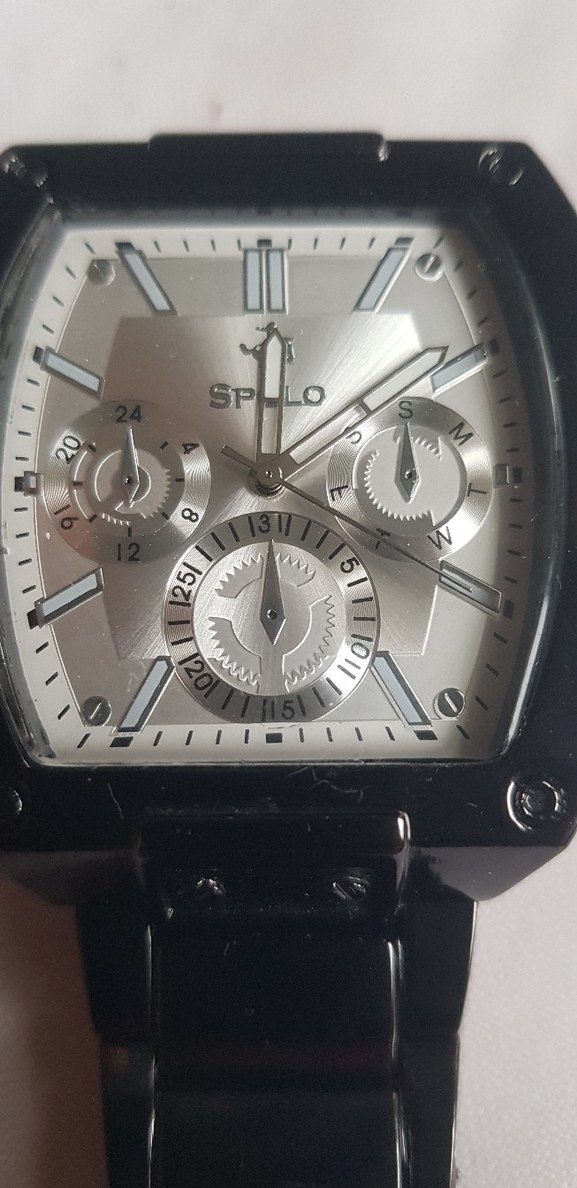 Klasik Siyah Erkek Biker Saat - Görsel 3