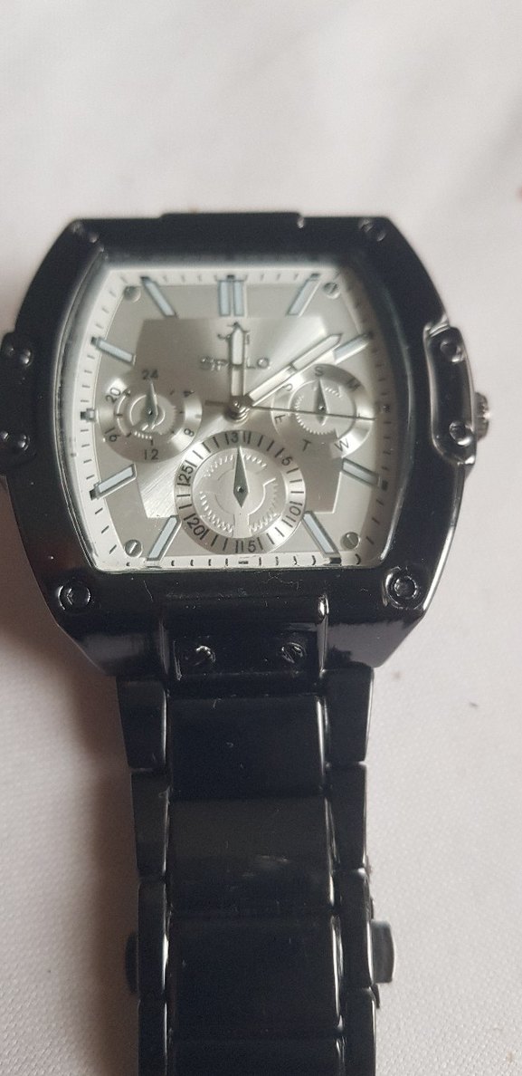 Klasik Siyah Erkek Biker Saat - Görsel 2