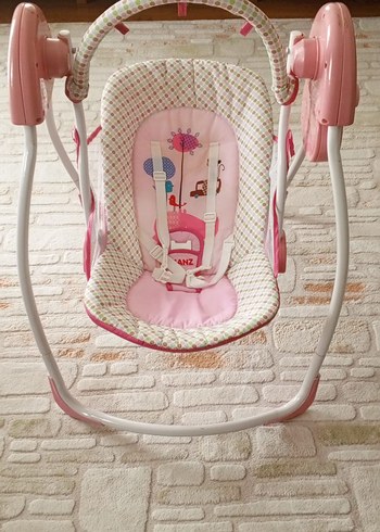 Pembe Bebek Salıncağı ve Sepeti