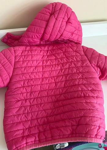 Pembe Kız Çocuk Mont - Görsel 3