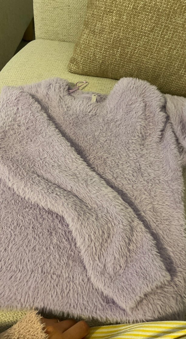 Gri Peluş Kadın Sweatshirt defacto - Görsel 2