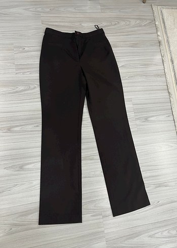 Kahverengi Kadın Kumaş Pantolon - Görsel 5