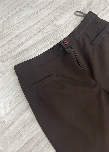 Kahverengi Kadın Kumaş Pantolon - Görsel 7